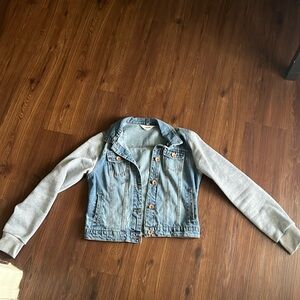 fashion nova distressed Jean jacket
